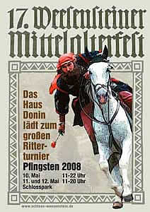 Plakat 17. Weesensteiner Mittelalterfest