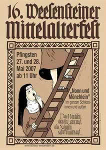 Plakat 16. Weesensteiner Mittelalterfest